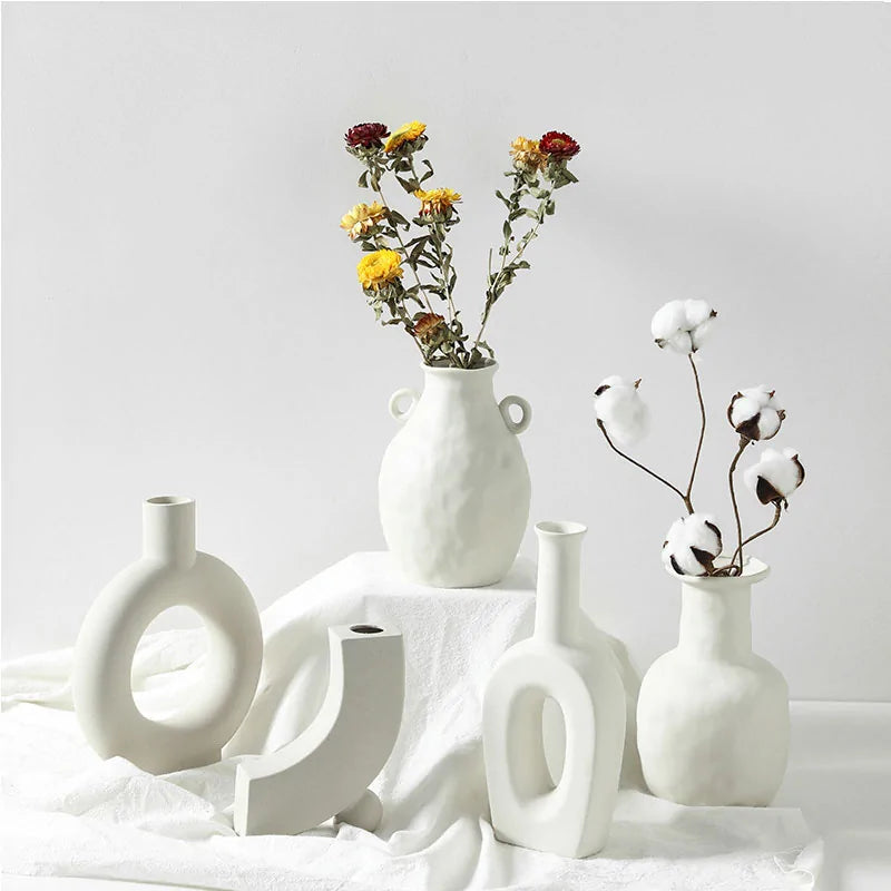 Larana Home™ Ceramic Vase Home Decoration Ornaments