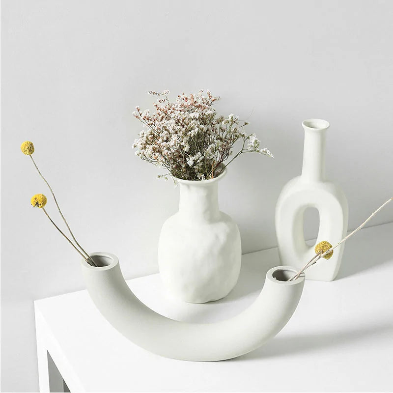 Larana Home™ Ceramic Vase Home Decoration Ornaments