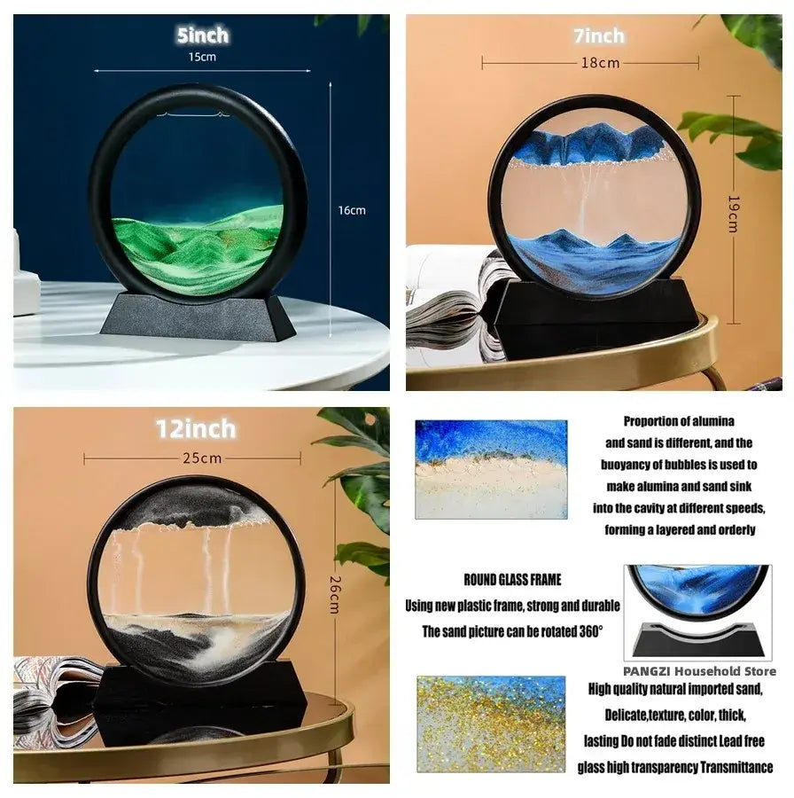Larana Home⢠3D Moving Sand Art Decor
