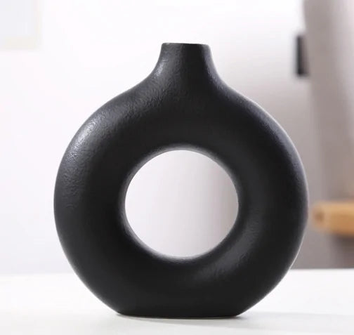 Larana Home™ Ceramic Donut Vase