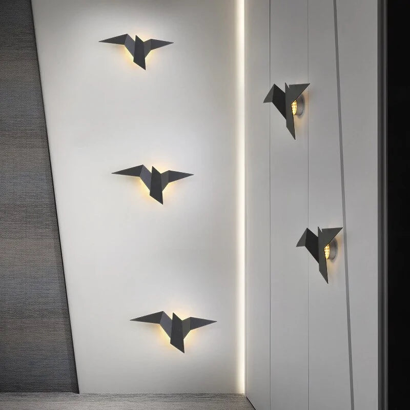 Larana Home™ Iron Bird Wall Lamp for Home Decor