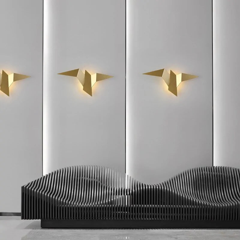 Larana Home™ Iron Bird Wall Lamp for Home Decor