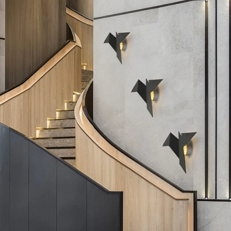 Larana Home™ Iron Bird Wall Lamp for Home Decor