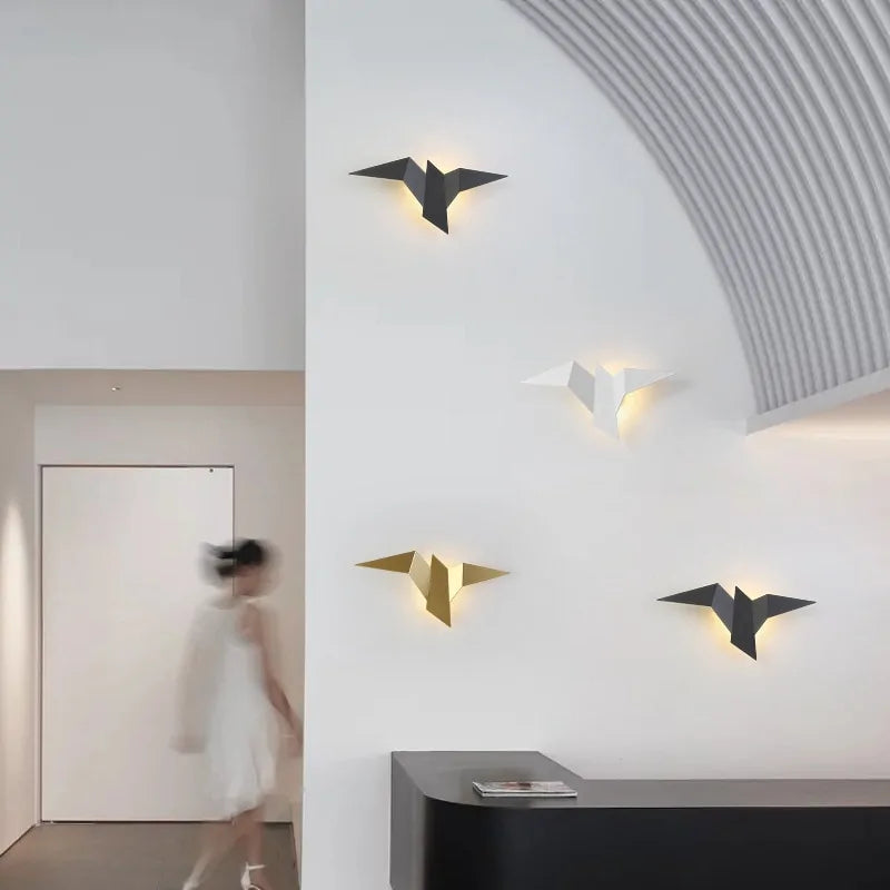Larana Home™ Iron Bird Wall Lamp for Home Decor