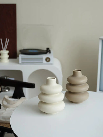 Larana Home™ Barrell Ceramic Vase