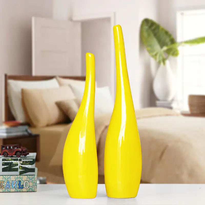 Larana Home™  Gold Plating Ceramic Vases