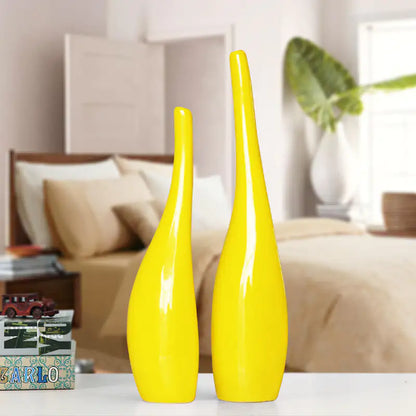 Larana Home™  Gold Plating Ceramic Vases