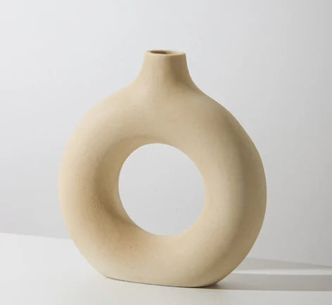 Larana Home™ Ceramic Donut Vase