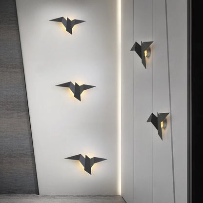 Larana Home™ Iron Bird Wall Lamp for Home Decor